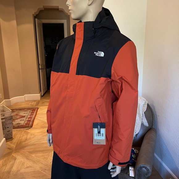 The North Face Lone Peak TriClimate 3 in 1 Jacket size 2XL $260 Orange Black - Picture 4 of 16